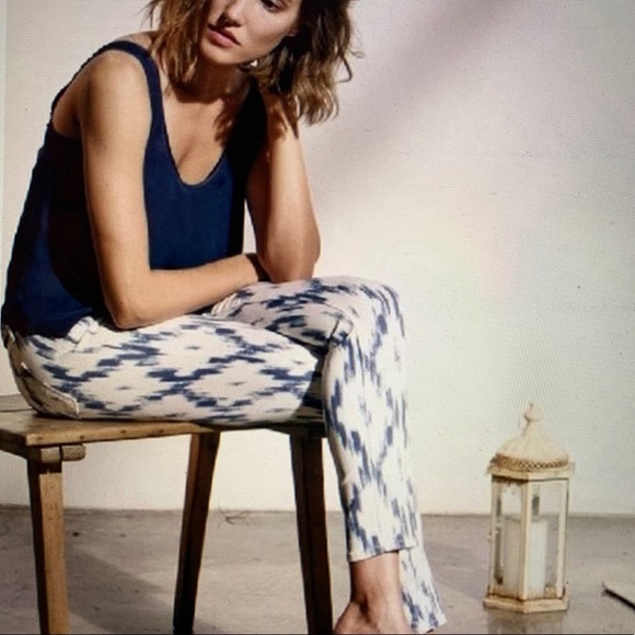 Paige Jeans Verdugo Ultra Skinny Ikat Print Size 32 - Picture 6 of 7